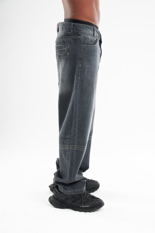Identity Grey ZZ Jeans