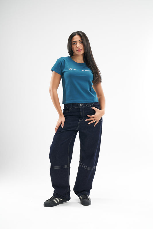 Terquise Babe Cropped