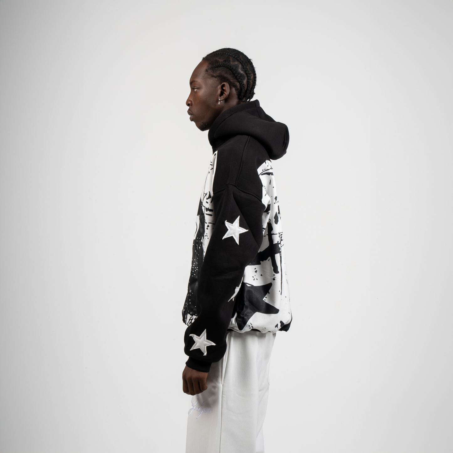 Savage Star Black Hoodie