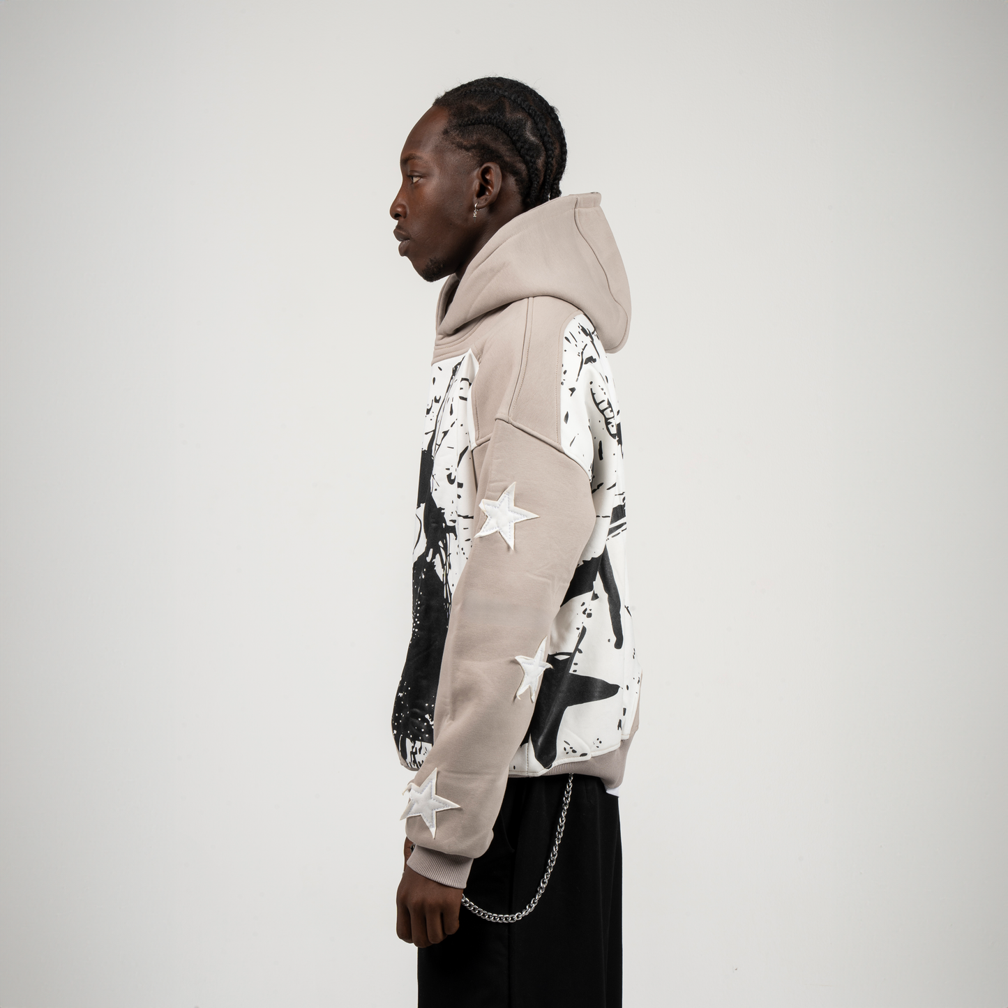 Savage Star Gray Hoodie