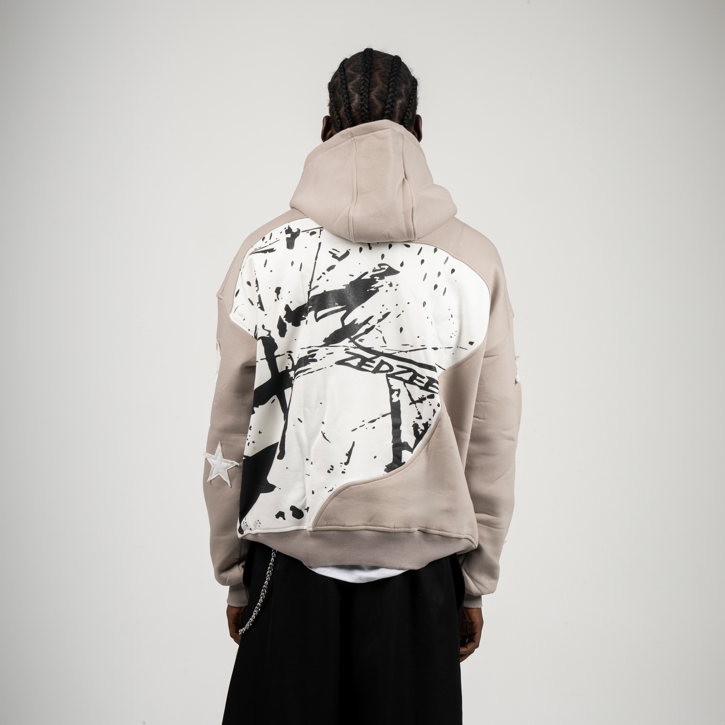 Savage Star Gray Hoodie