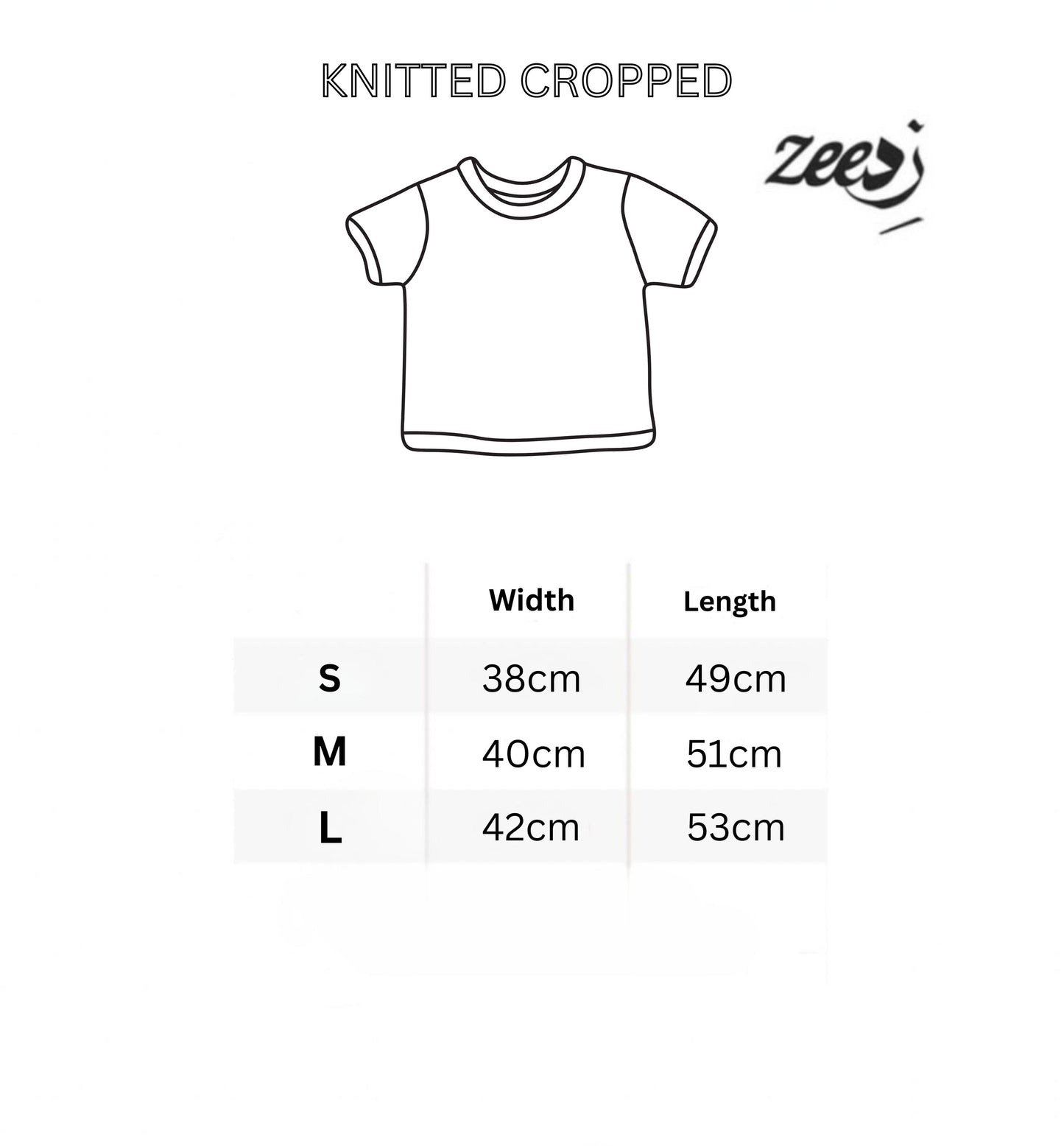 Terquise Star Cropped Knitted