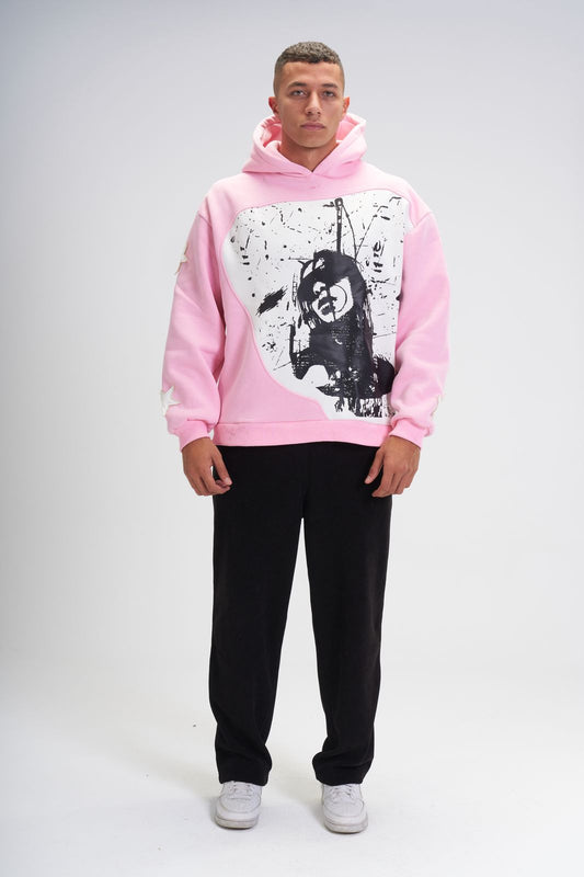 Pink Savage Star Hoodie