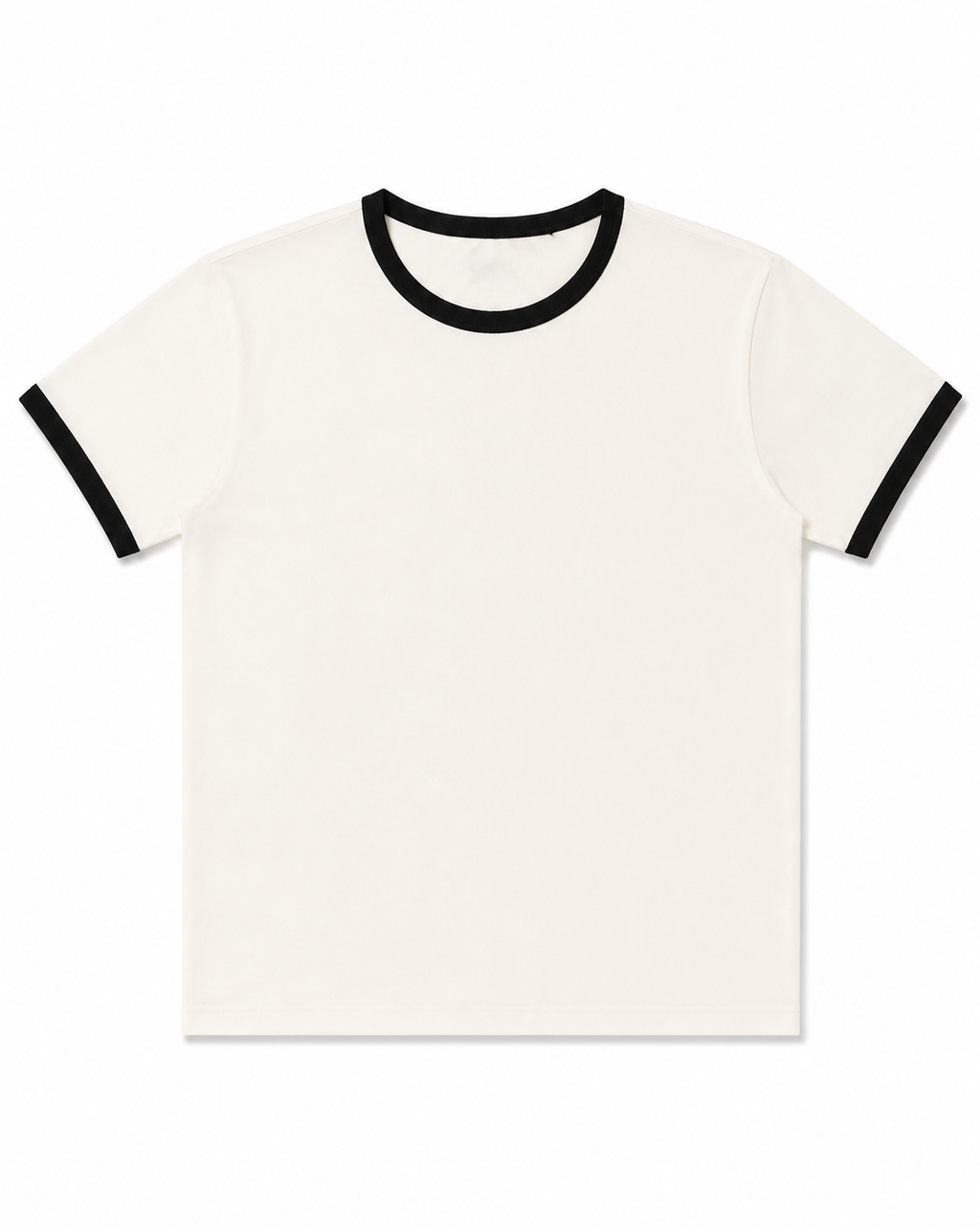 White Ringer Tee