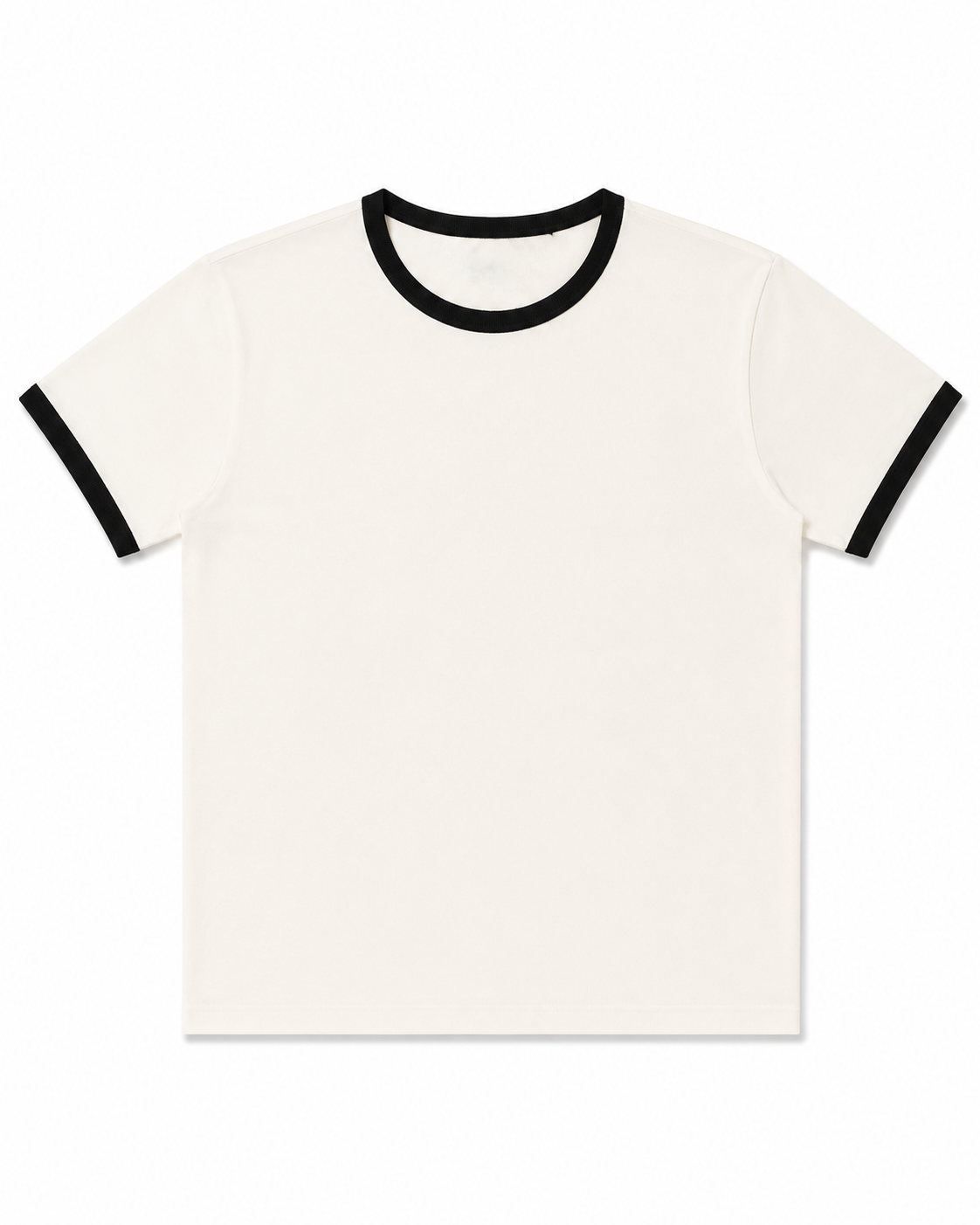 White Ringer Tee