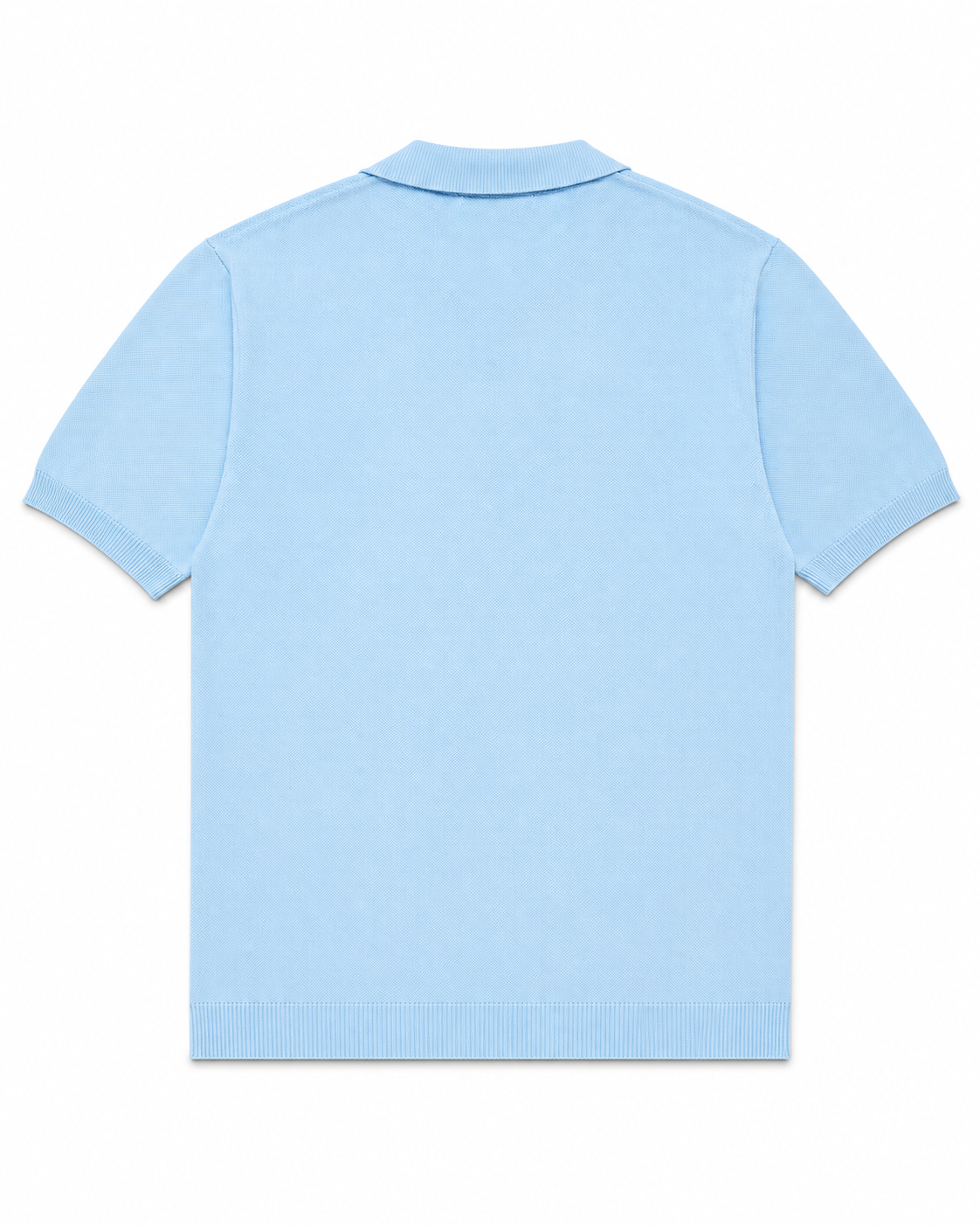 Core Knit Polo Light blue