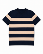 Navy & cream Stripe Knit Tee