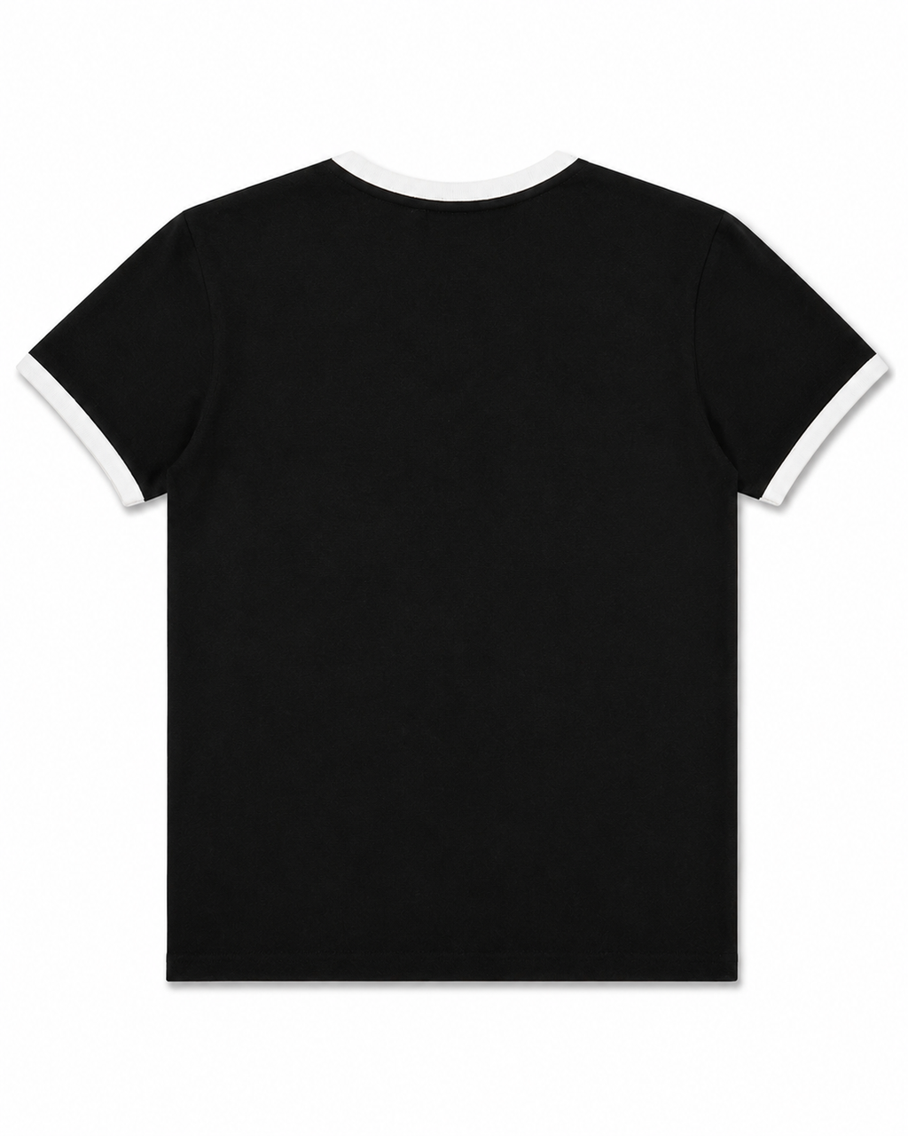 Black Ringer Tee