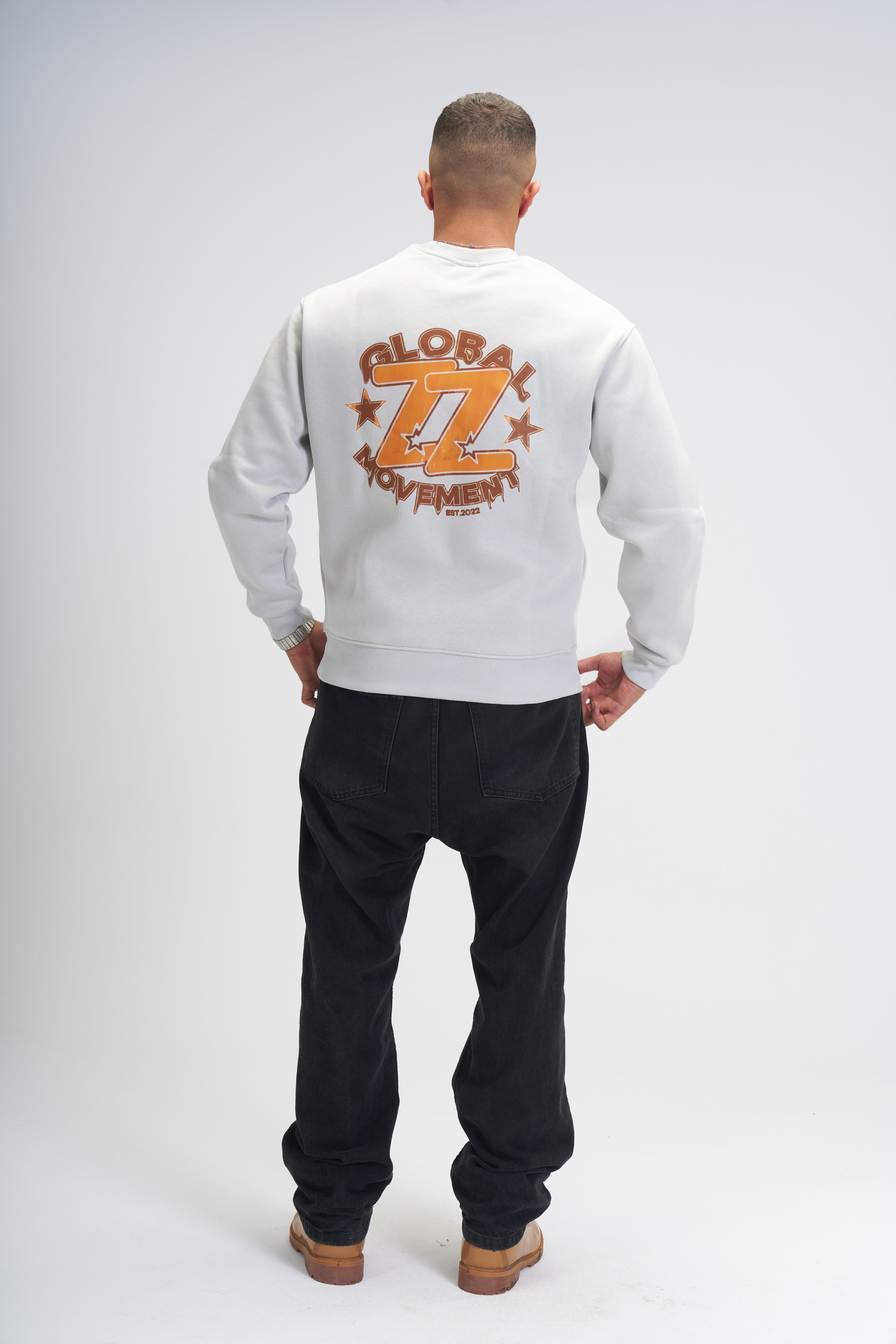 ZZ Raw Grey Crewneck