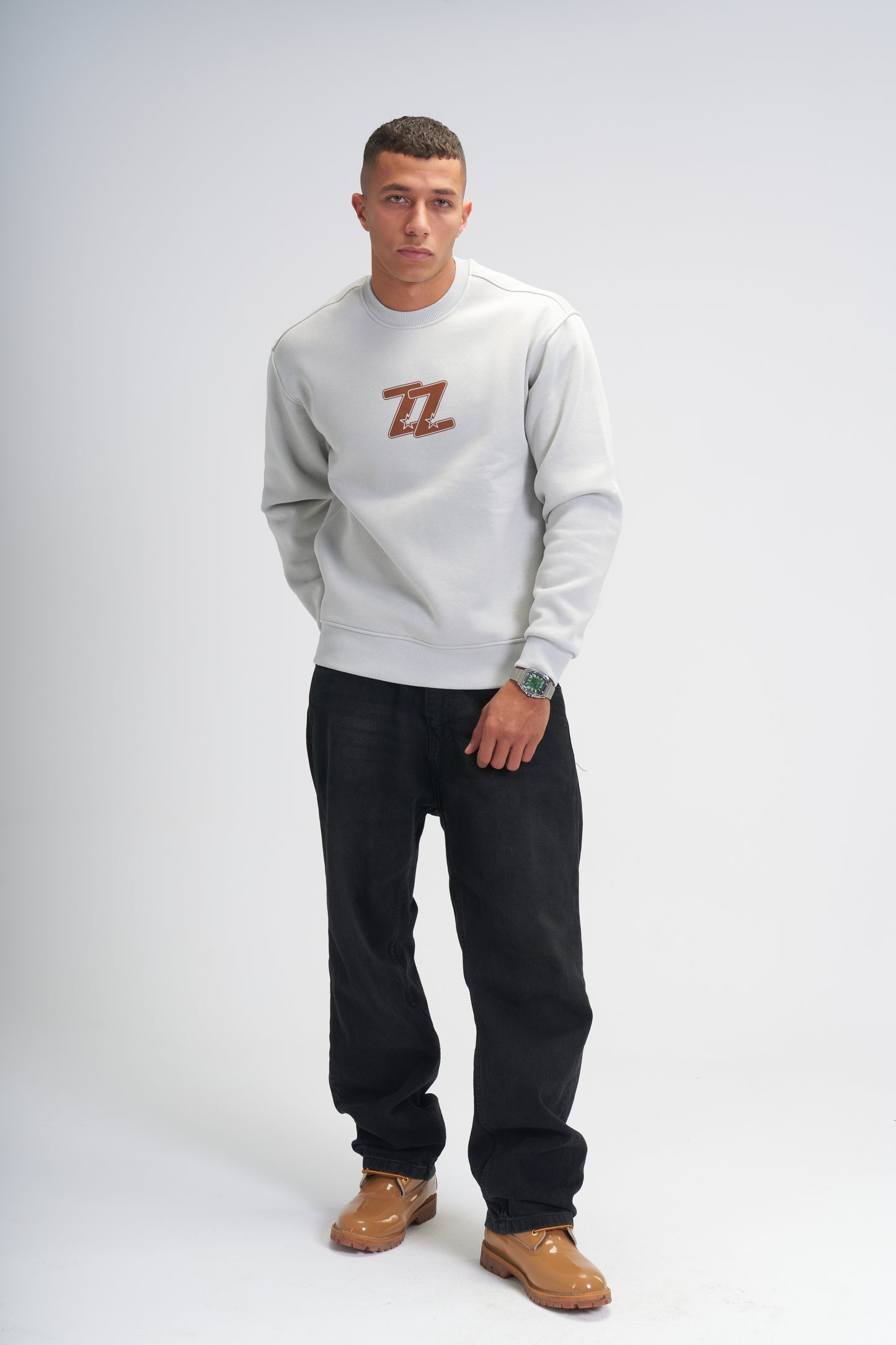 ZZ Raw Grey Crewneck