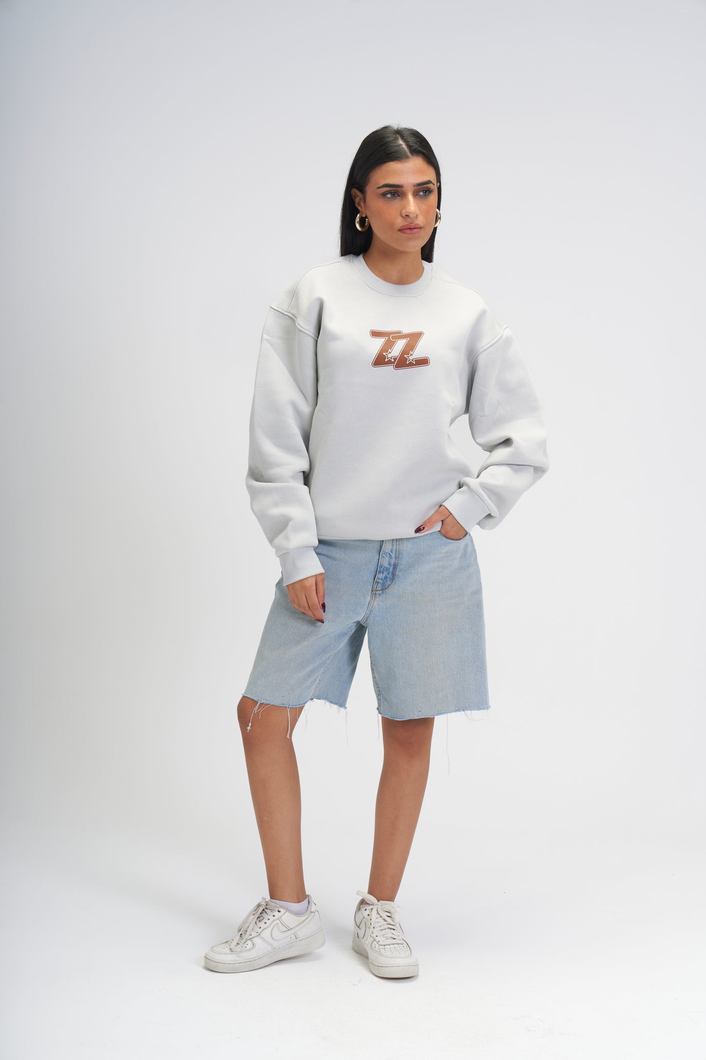 ZZ Raw Grey Crewneck