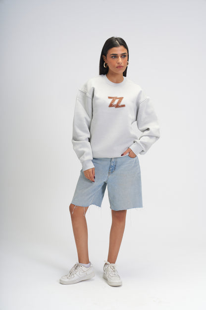 ZZ Raw Grey Crewneck