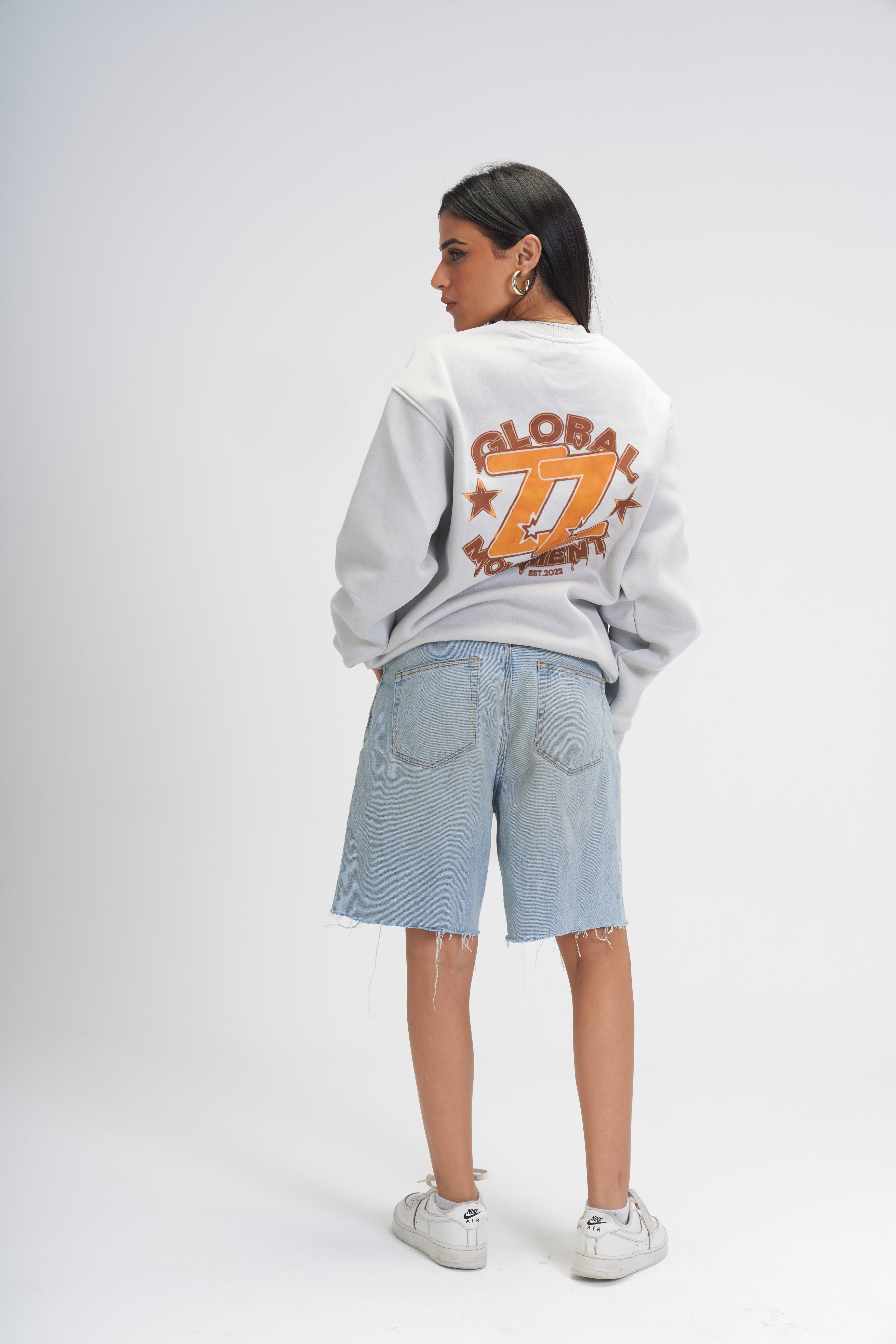 ZZ Raw Grey Crewneck