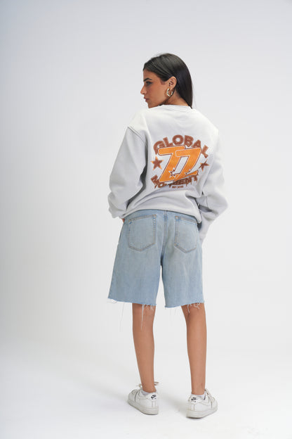 ZZ Raw Grey Crewneck