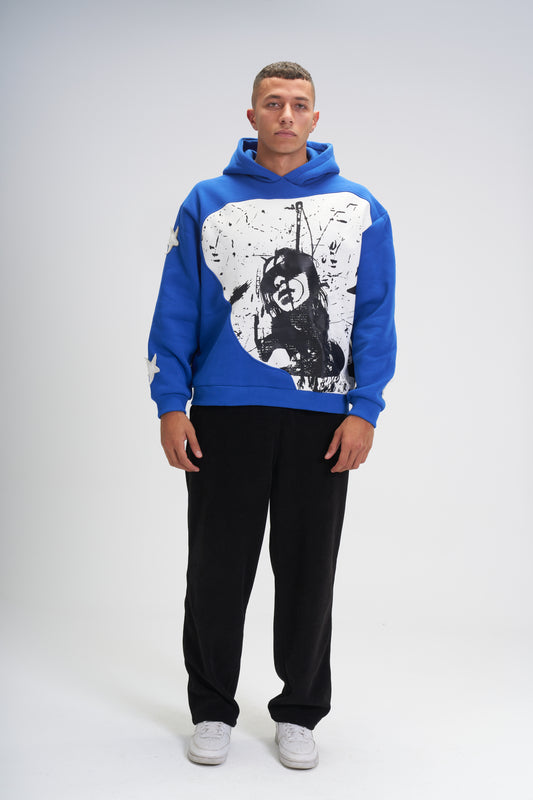 Blue Savage Star Hoodie