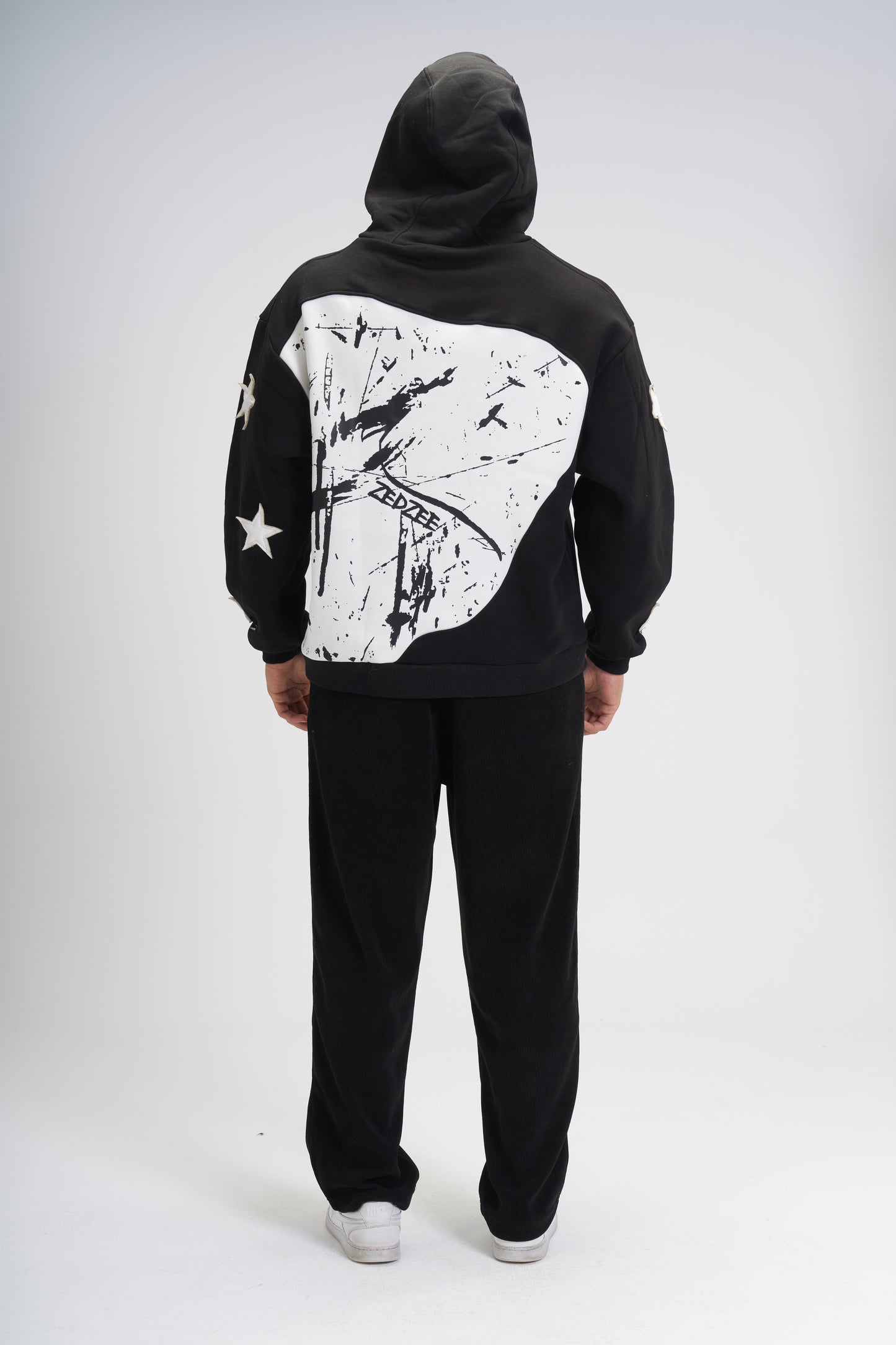 Black Savage Star Hoodie