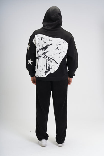 Black Savage Star Hoodie