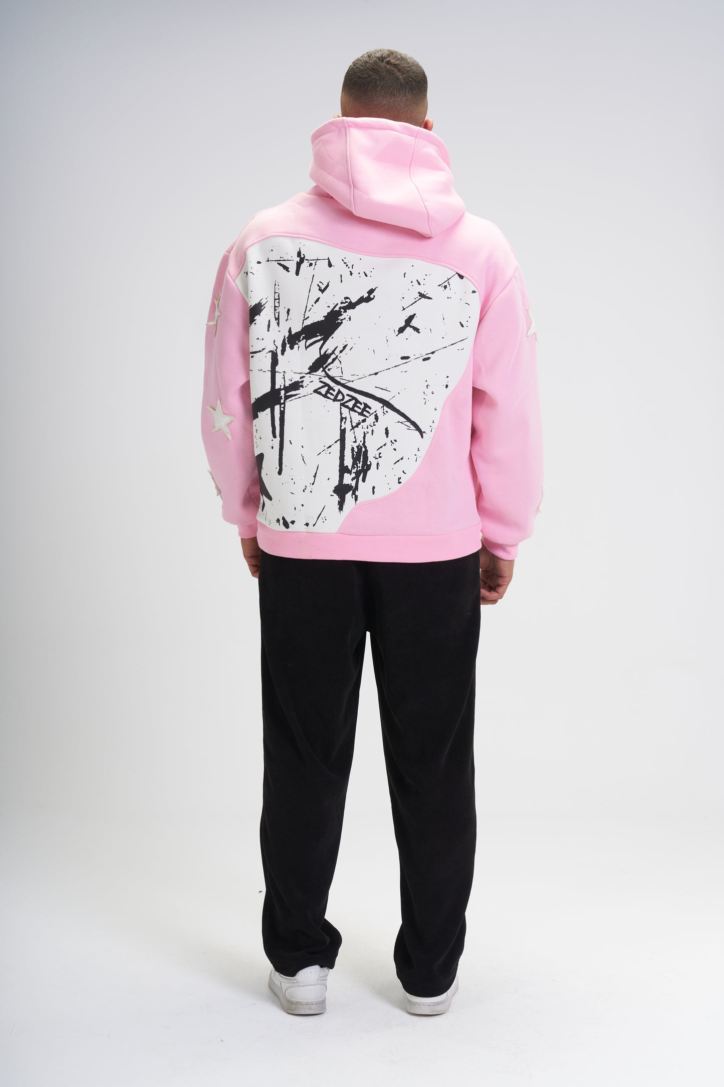 Pink Savage Star Hoodie