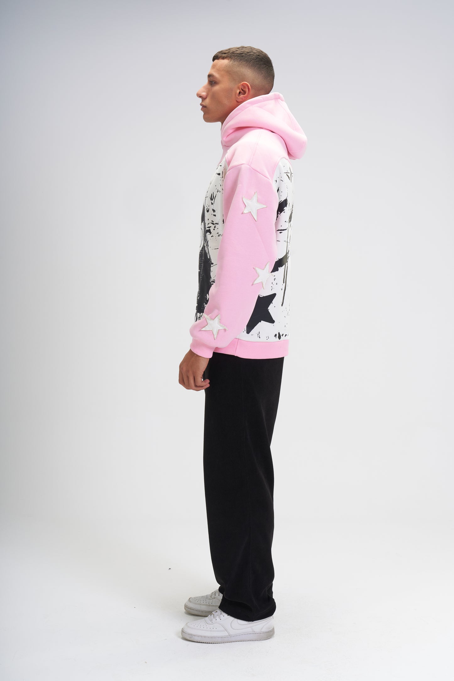 Pink Savage Star Hoodie