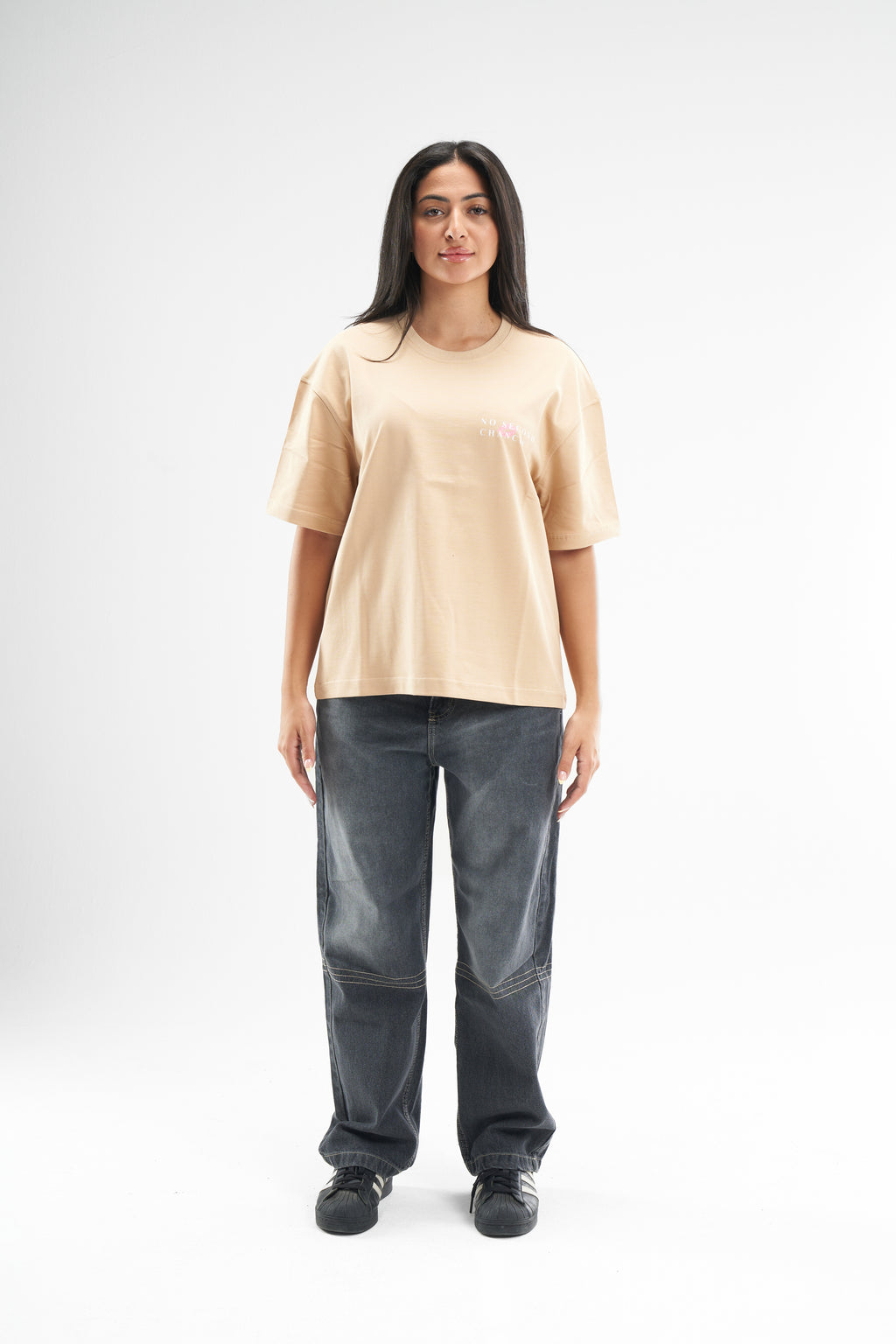 Beige No Second Chance T-Shirt