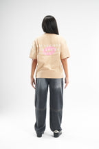 Beige No Second Chance T-Shirt