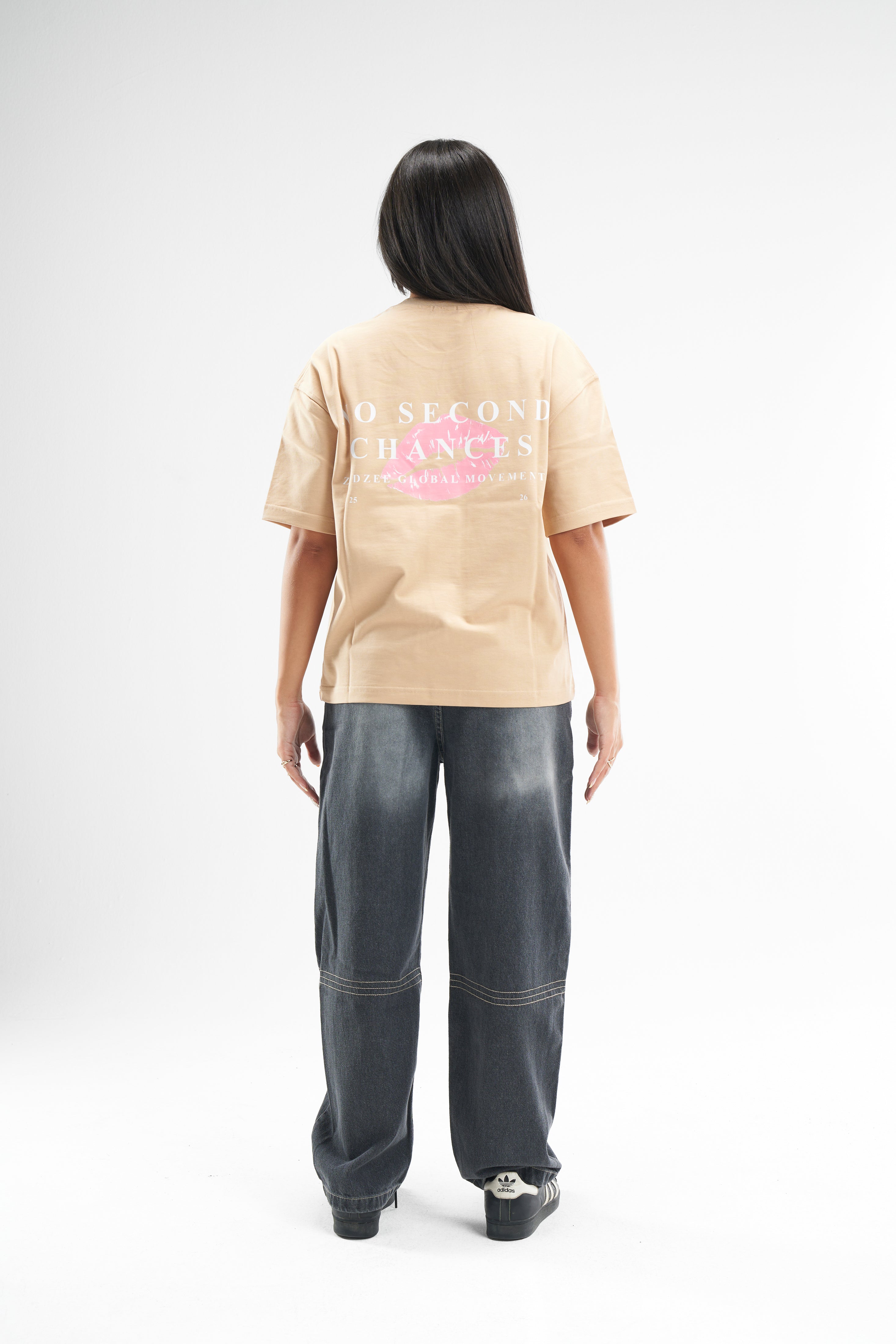 Beige No Second Chance T-Shirt