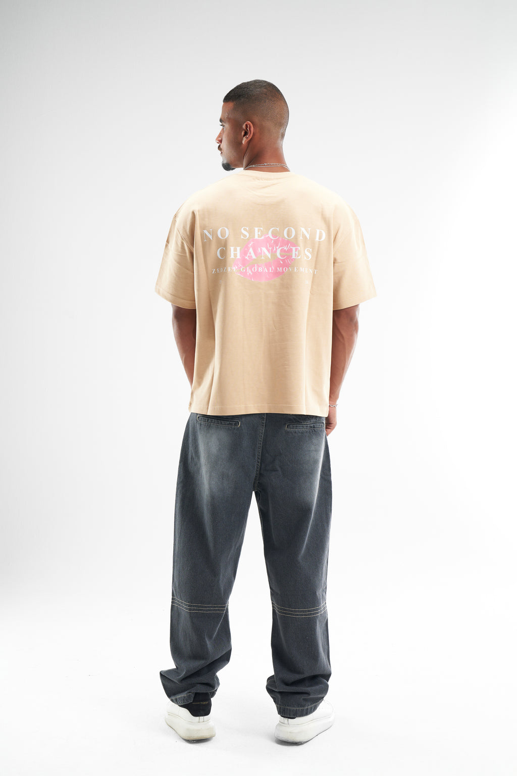 Beige No Second Chance T-Shirt