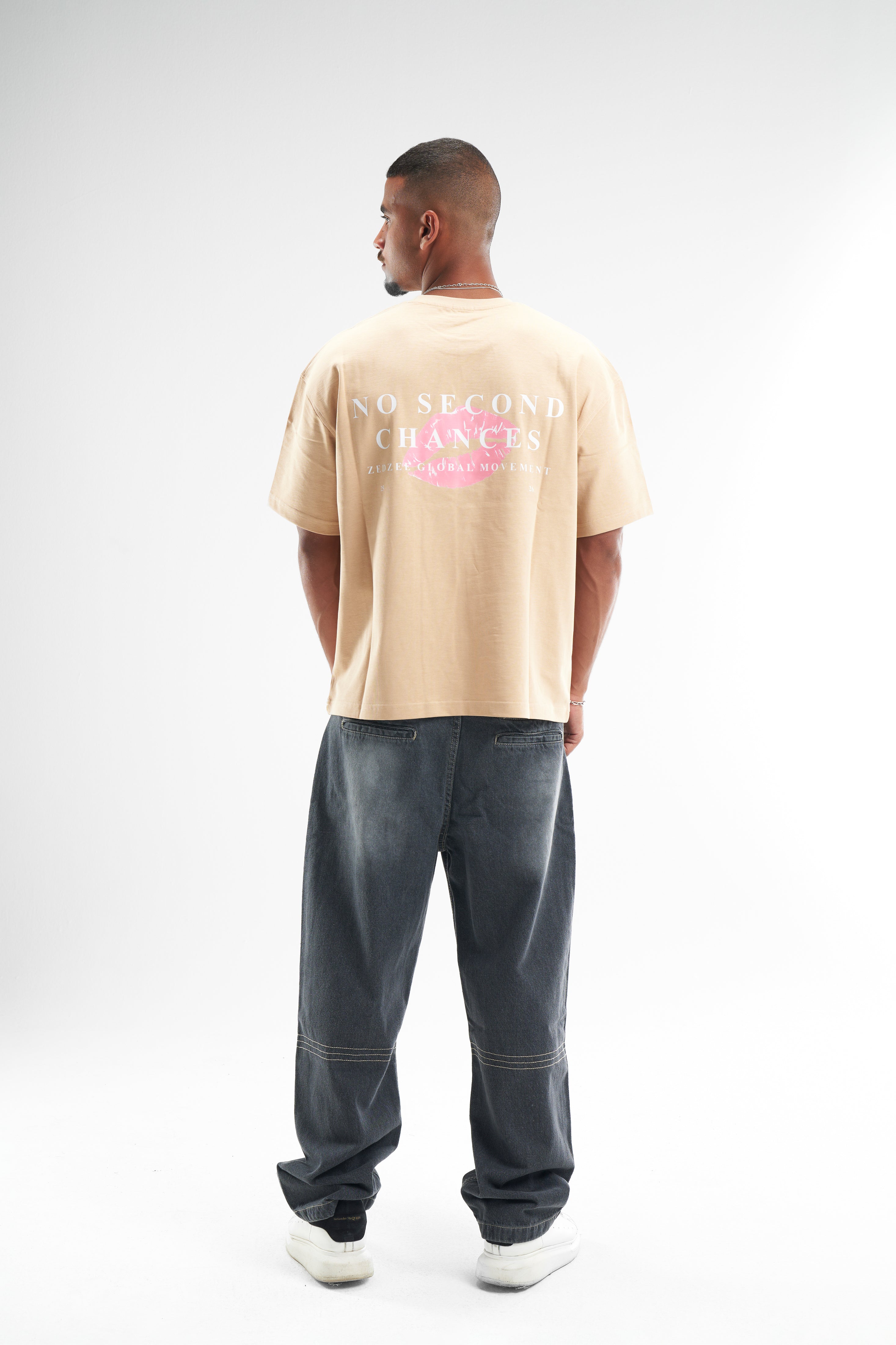 Beige No Second Chance T-Shirt