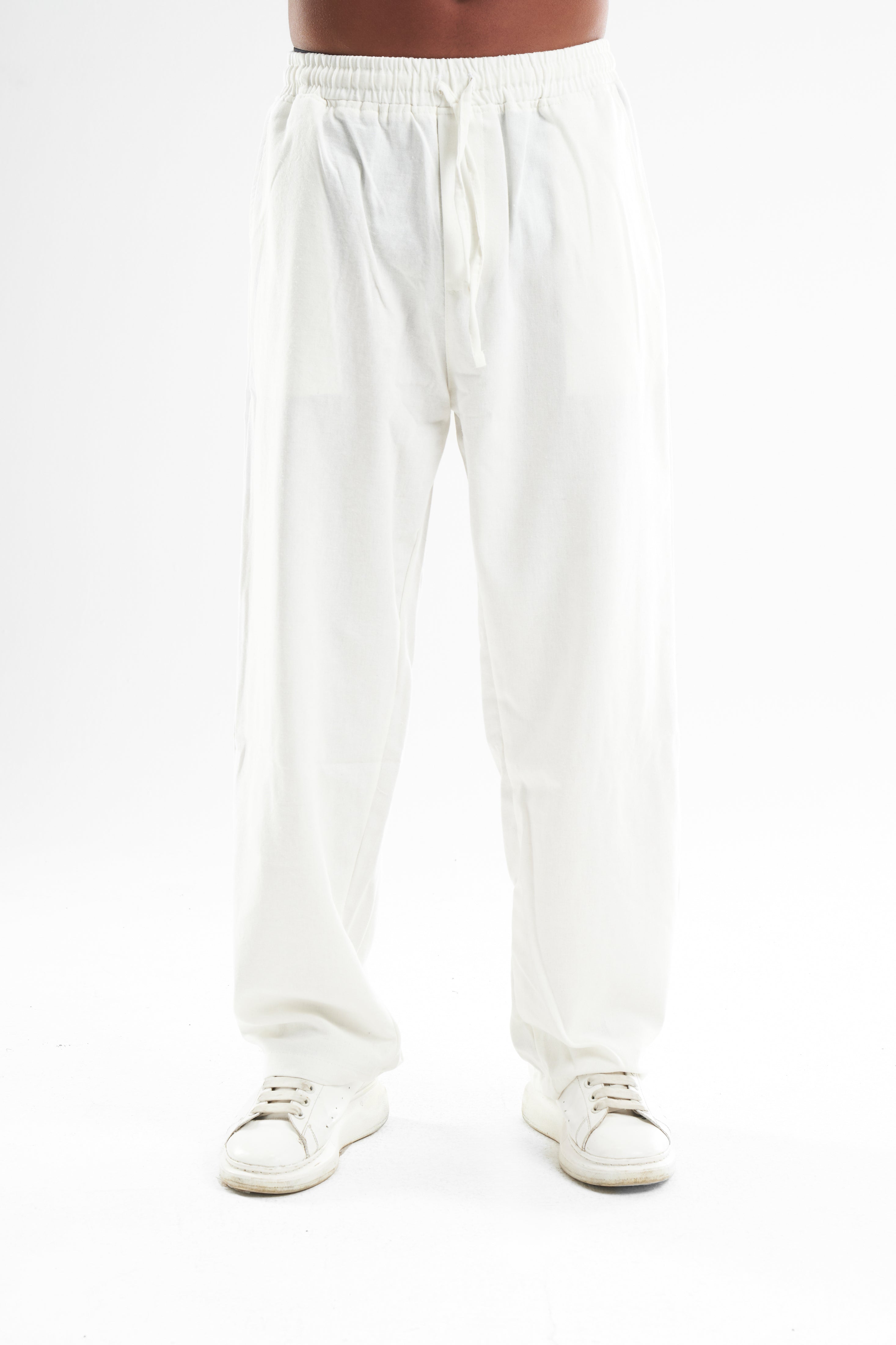 White Linen Pants