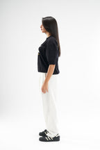 Black Born A Star Round Knitted