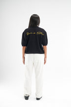 Black Born A Star Round Knitted
