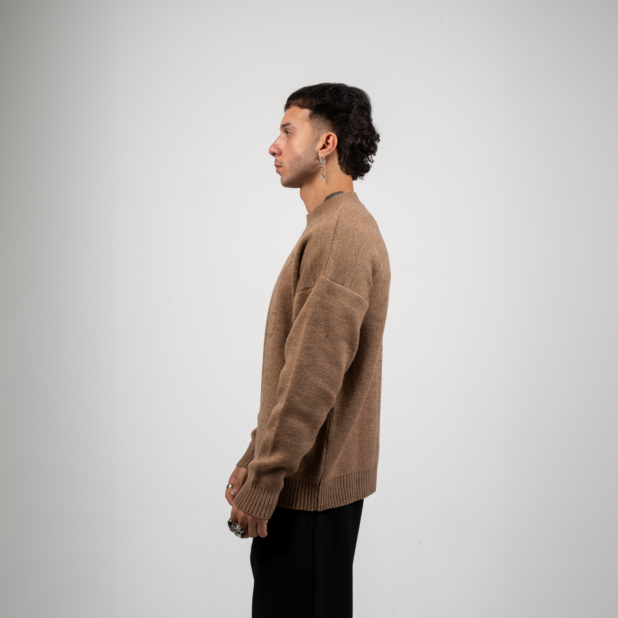 Brown ZZ Knitted