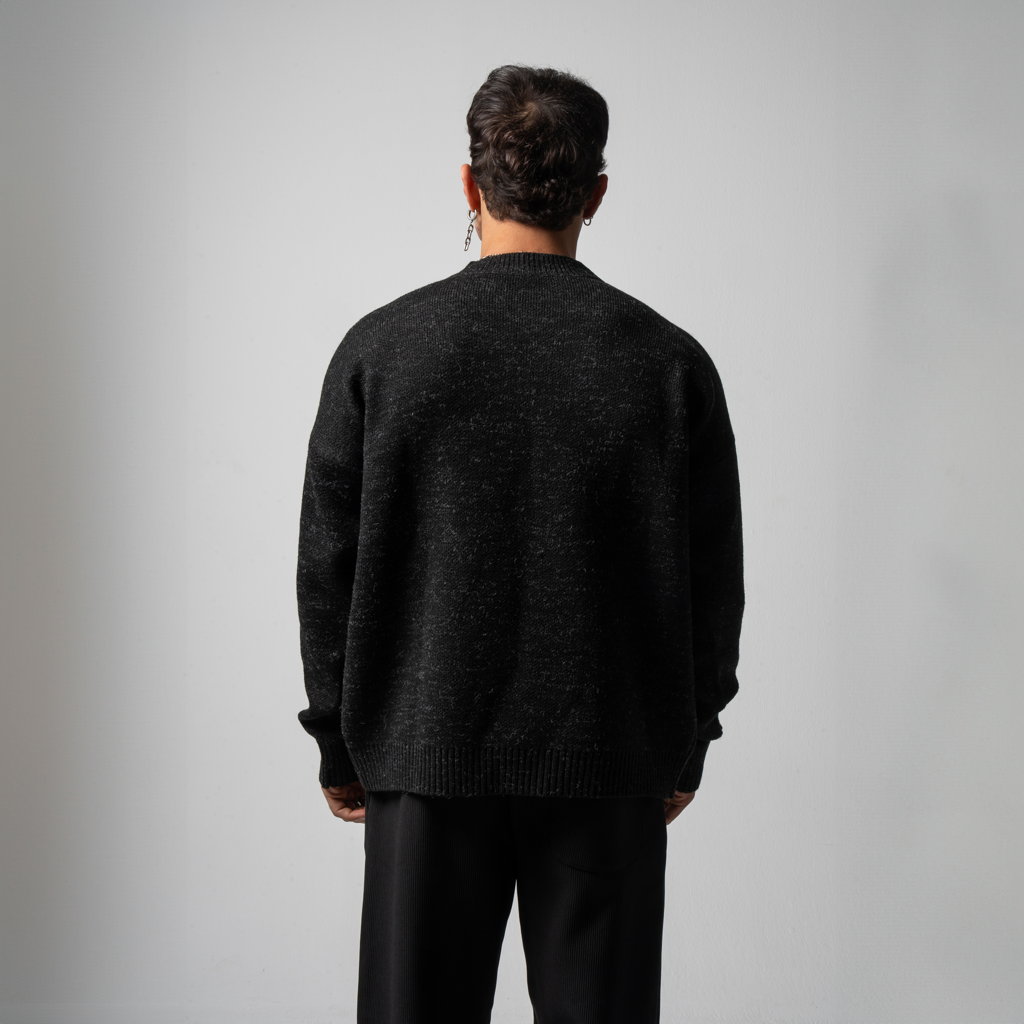 Black ZZ Knitted