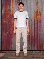 White Ringer Tee