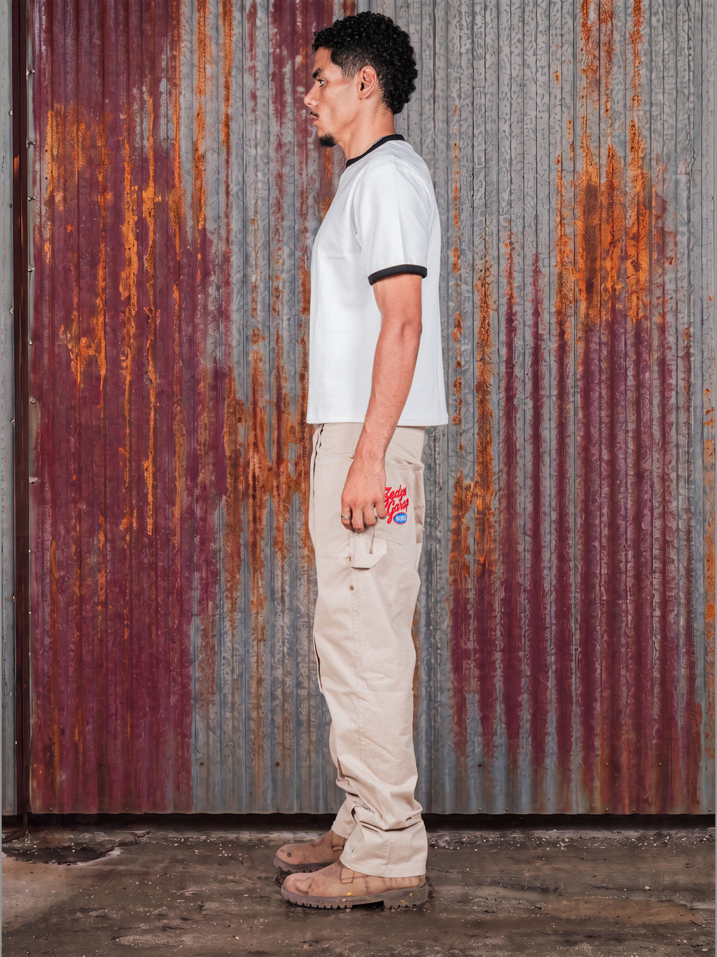 White Ringer Tee
