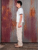 White Ringer Tee