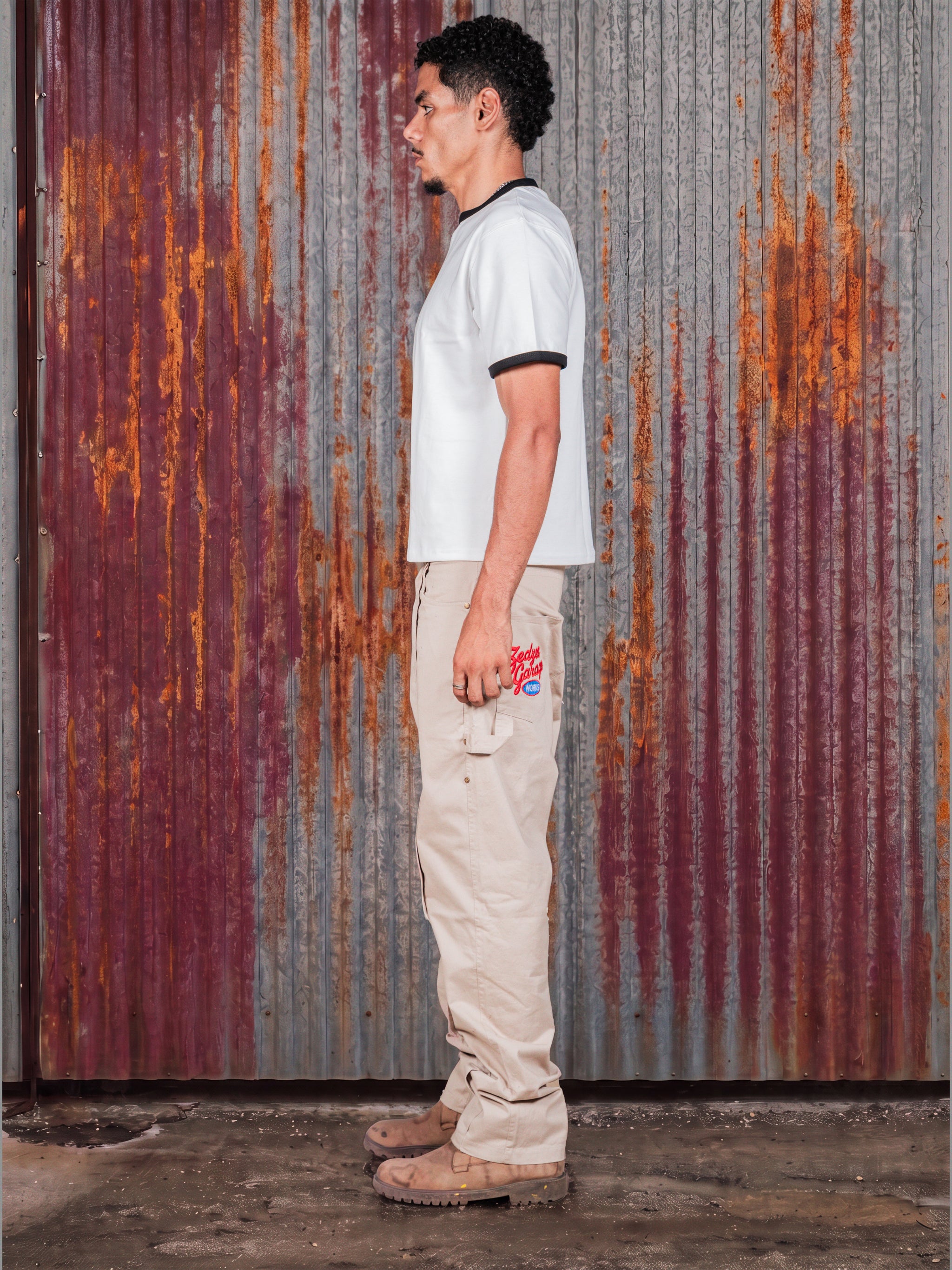White Ringer Tee