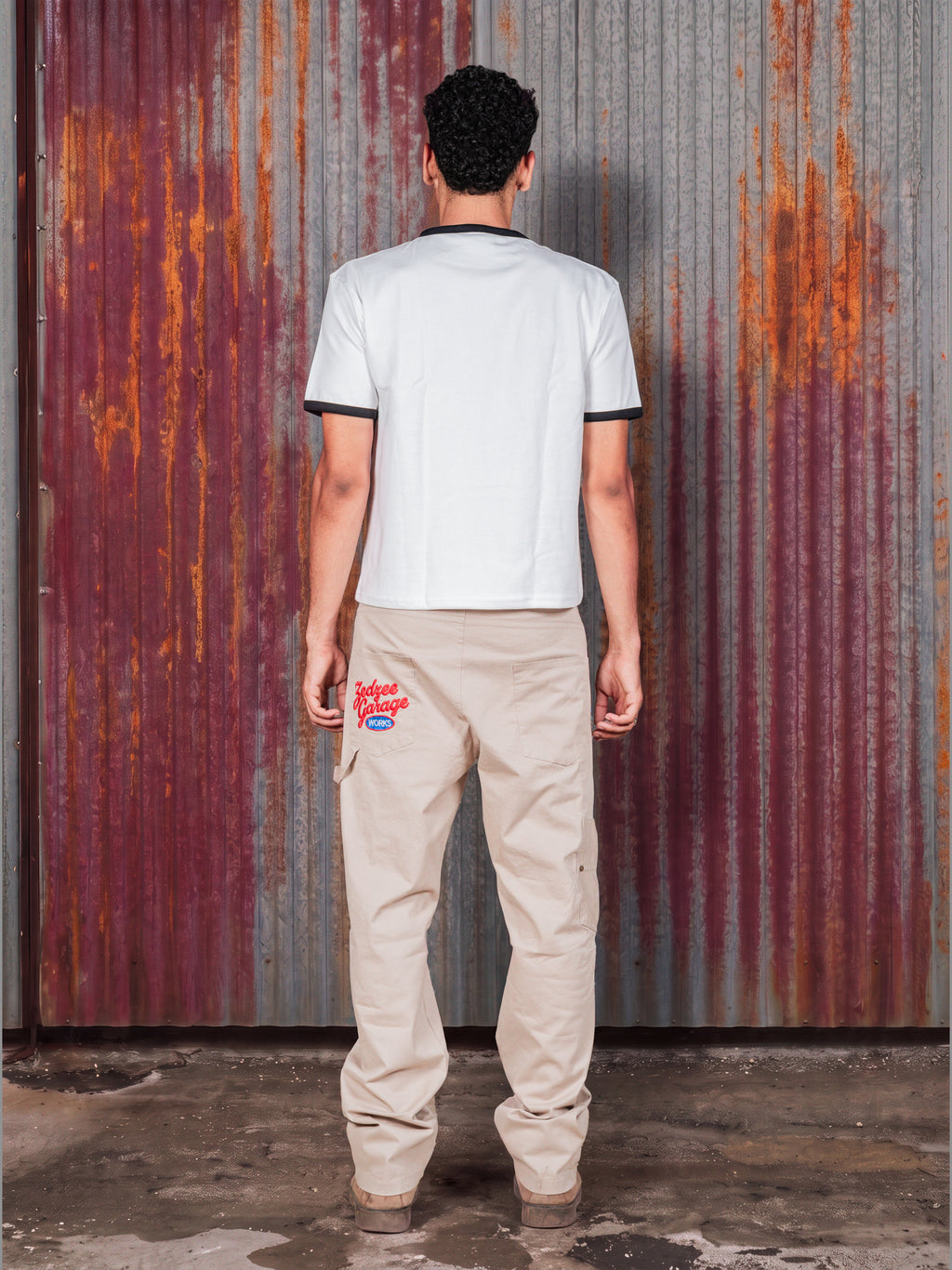 White Ringer Tee
