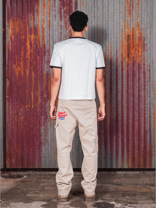 White Ringer Tee