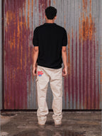 Core Knit Polo Black