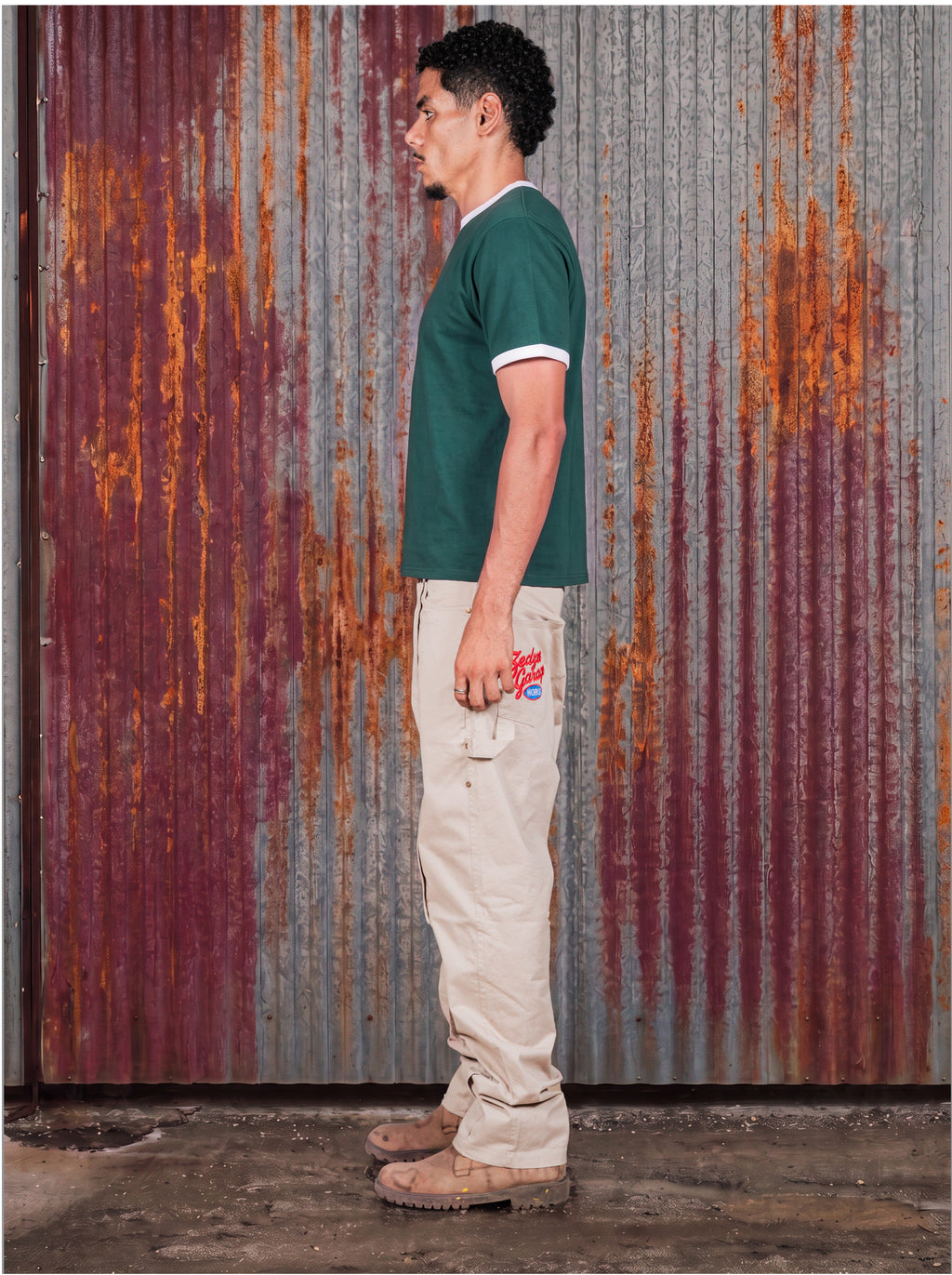 Green Ringer Tee