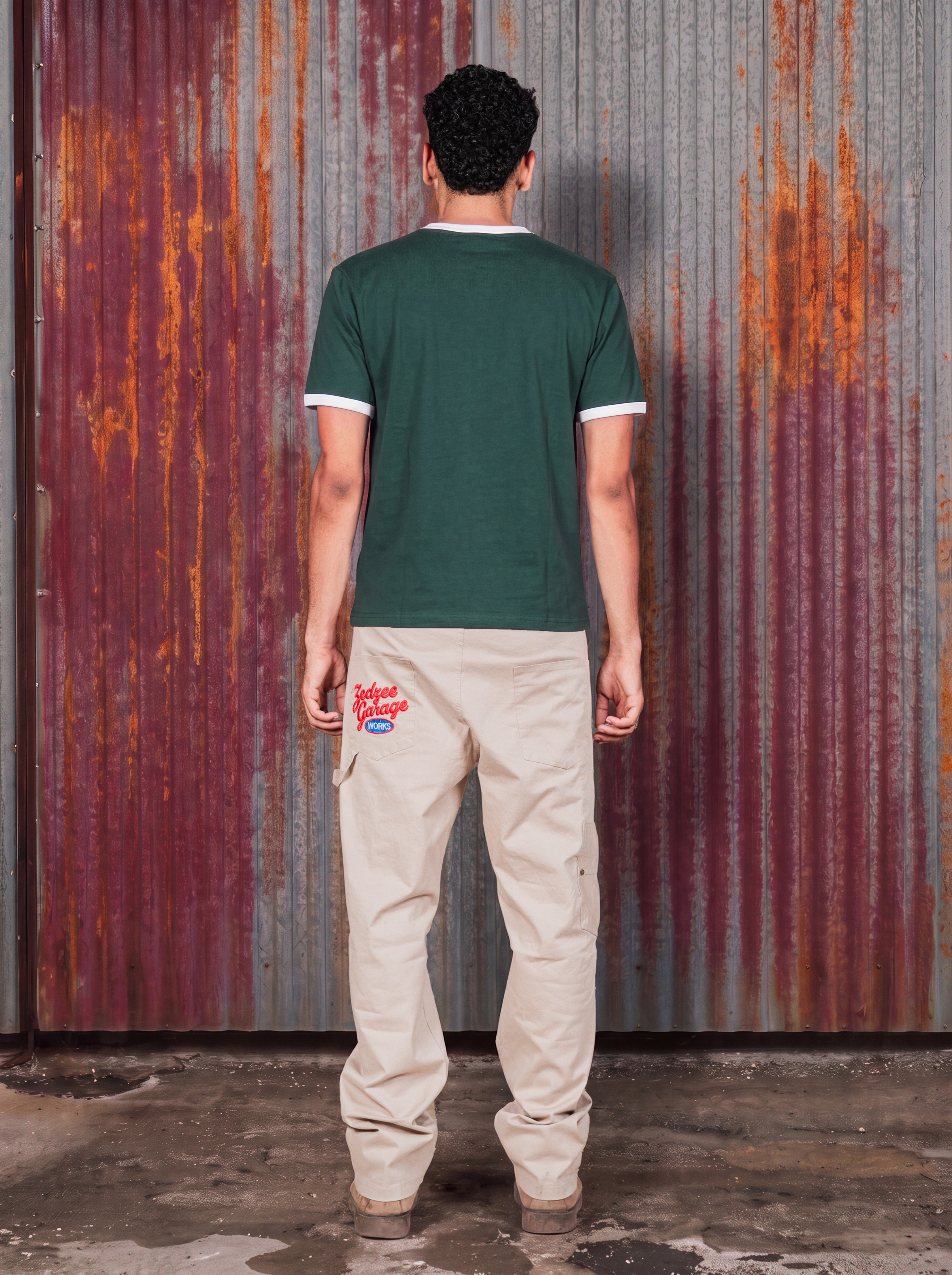 Green Ringer Tee