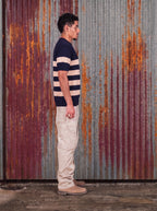 Navy & cream Stripe Knit Tee
