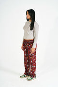 Xmas Drop Pants In Red