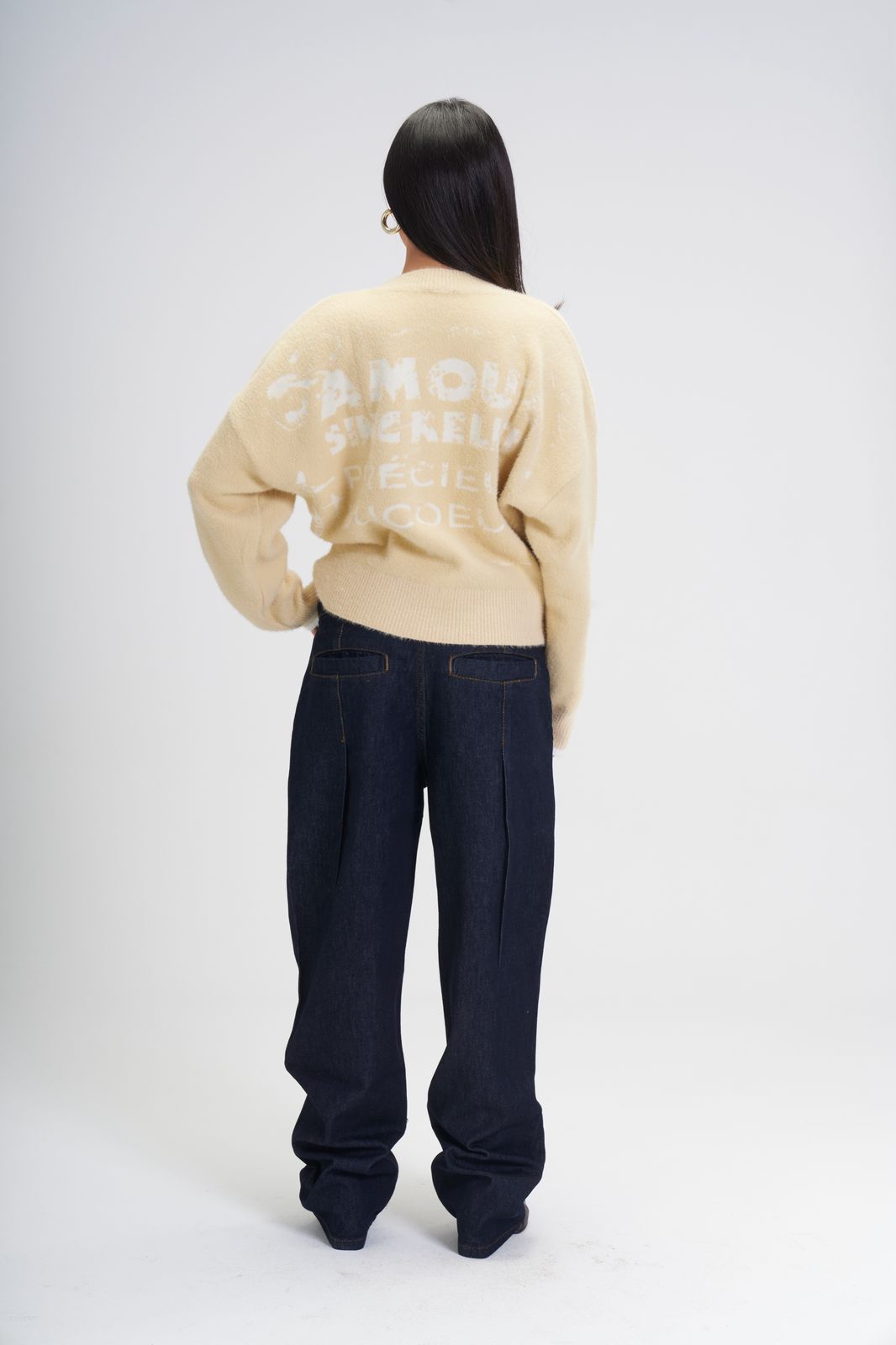 L’Amour Sincère cropped knit