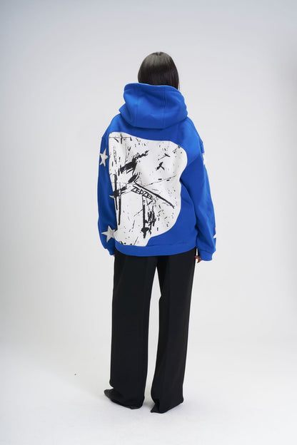 Blue Savage Star Hoodie