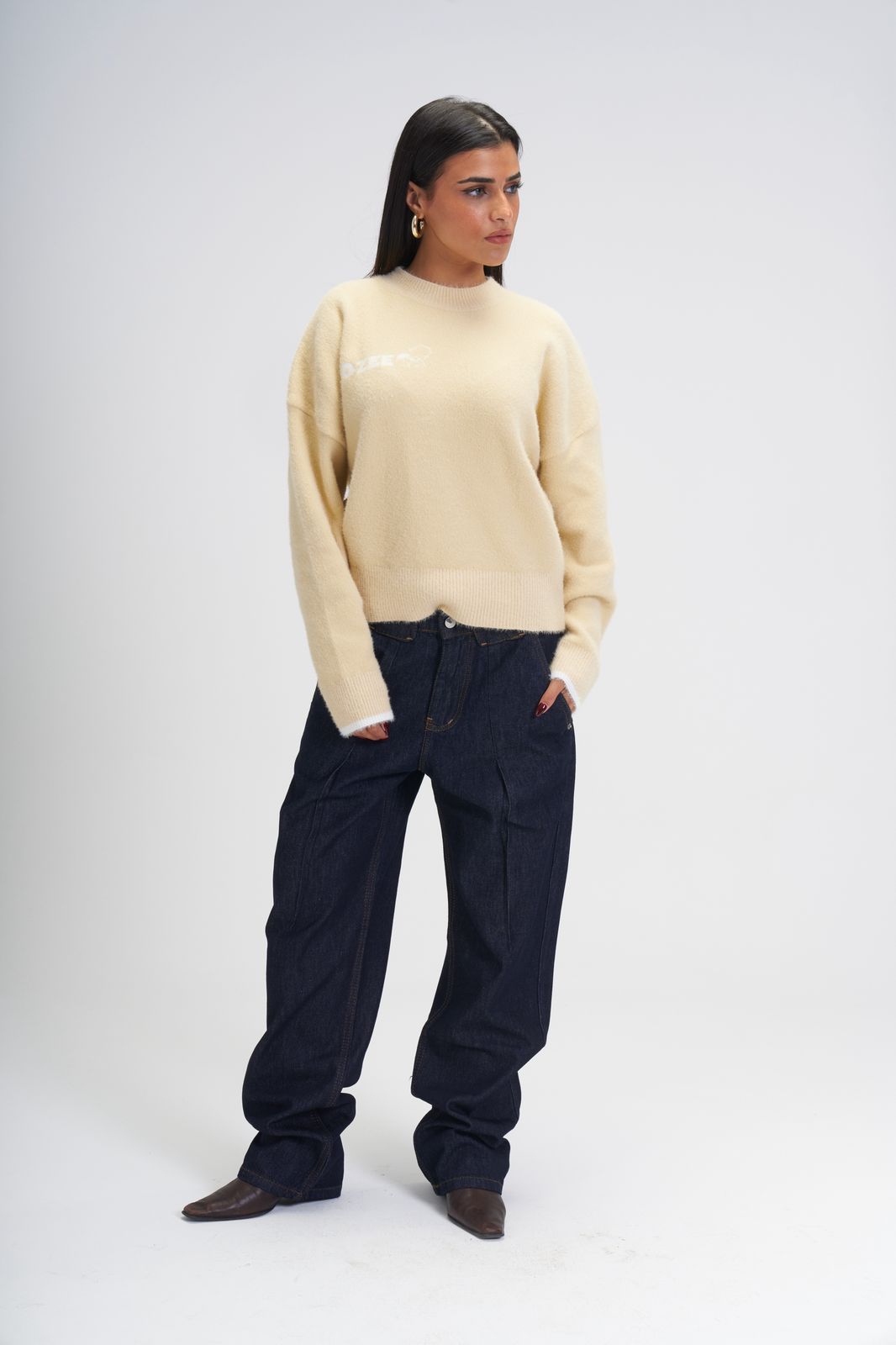 L’Amour Sincère cropped knit