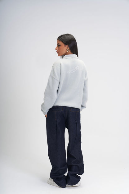 Global movement knit polo