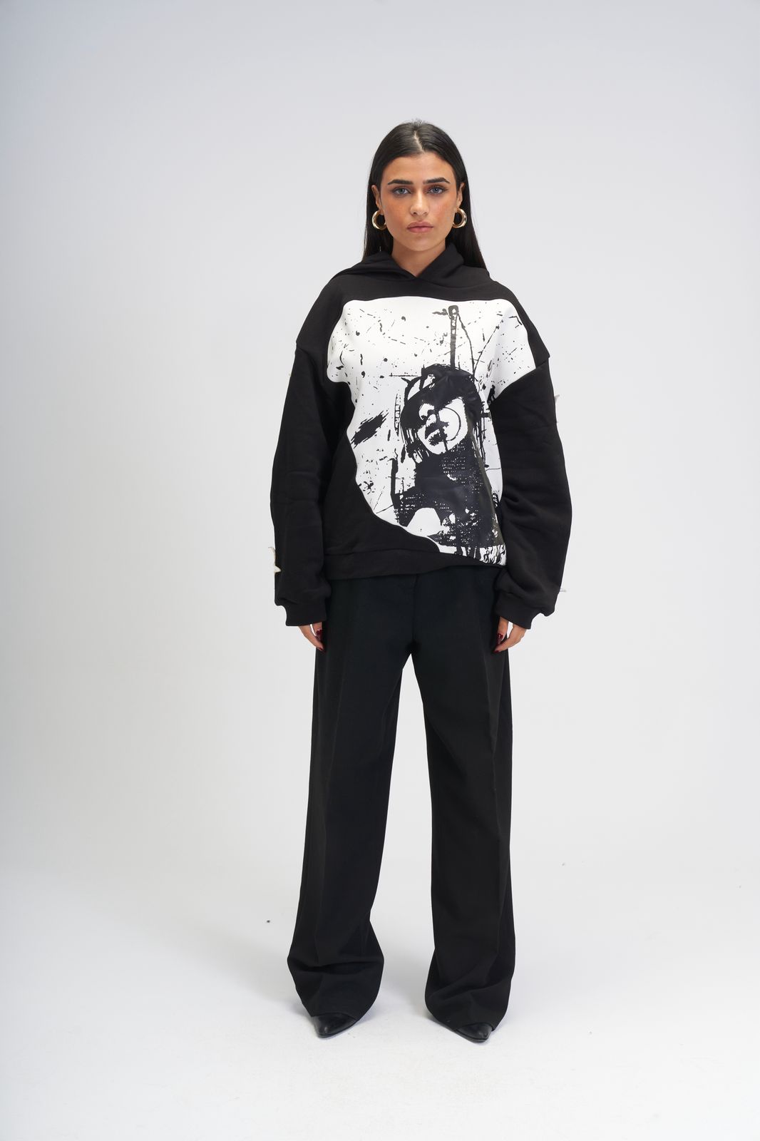 Black Savage Star Hoodie