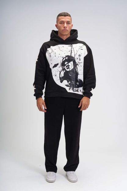 Black Savage Star Hoodie